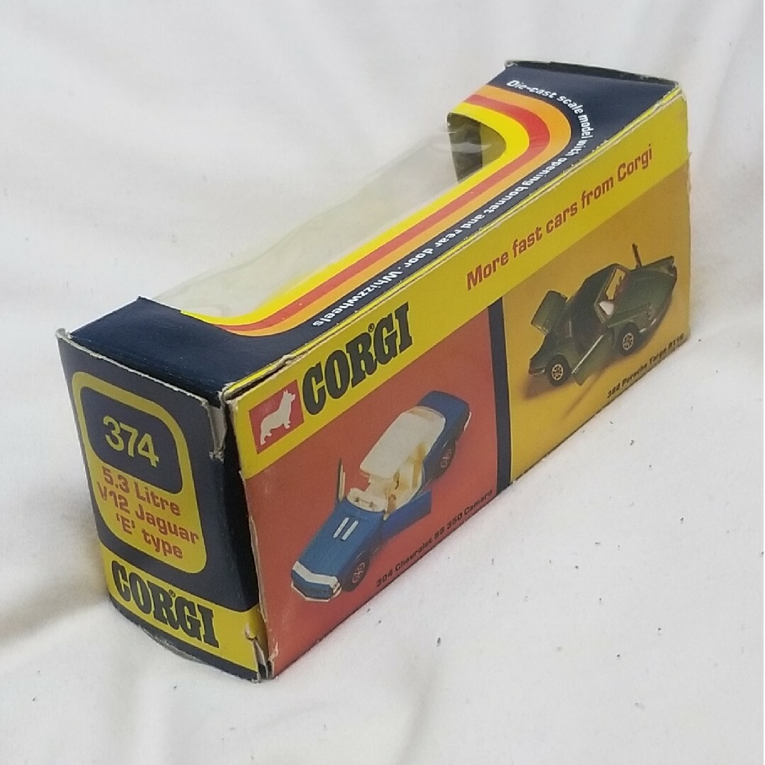 CORGI(コーギ)の⭐CORGI ﾐﾆｶｰ JAGUAR(ｼﾞｬｶﾞｰ)V12 E type 中古⭐ エンタメ/ホビーのおもちゃ/ぬいぐるみ(ミニカー)の商品写真