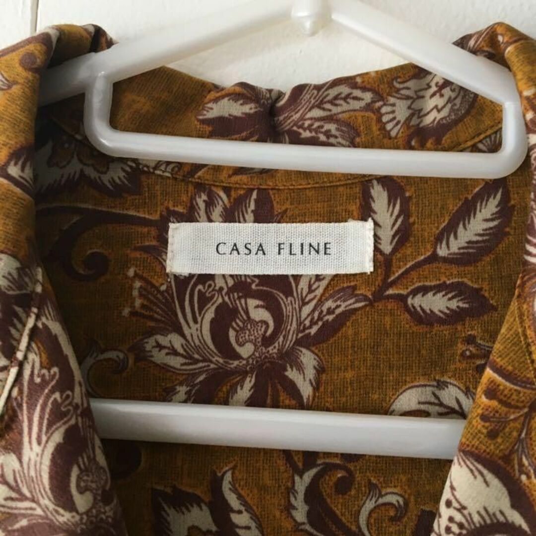 B/17 カーサフライン CASA FLINE 花柄 ブラウス トップス シャツ レディースのトップス(シャツ/ブラウス(長袖/七分))の商品写真