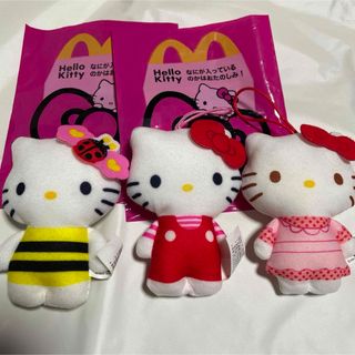 マクドナルド(マクドナルド)のマクドナルド ハッピーセット キティちゃん みつばち ノーマル ピンクエプロン(キャラクターグッズ)