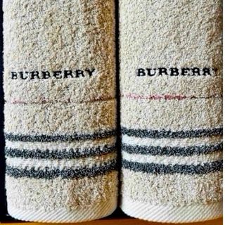 バーバリー(BURBERRY)の【 新品 】    BURBERRY  バーバリー　　フェイスタオル　２枚(タオル/バス用品)