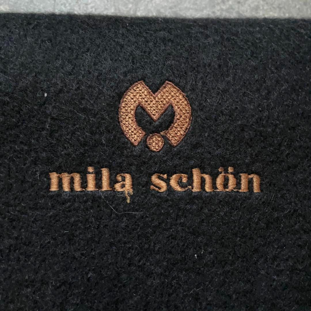 mila schon(ミラショーン)の84 ミラショーン 刺繍 マフラー カシミヤ カシミア レディースのファッション小物(マフラー/ショール)の商品写真