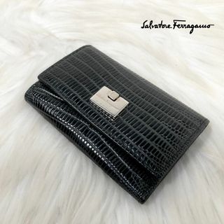 Salvatore Ferragamo - Salvatore Ferragamo フェラガモ リザード レザー キーケース