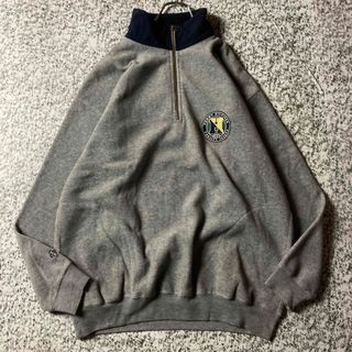 トミーヒルフィガー(TOMMY HILFIGER)の【90sオールド】トミーヒルフィガー  ハーフジップ　フリース　プルオーバー(スウェット)