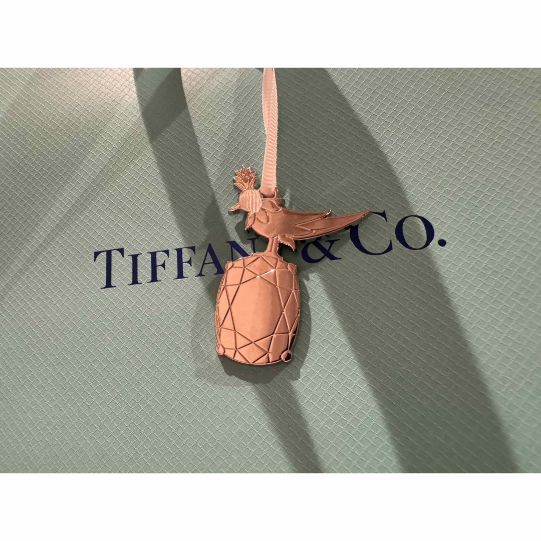 レディースTIFFANY＆Co． 23AWバード オン ア ロック リボンスカーフ