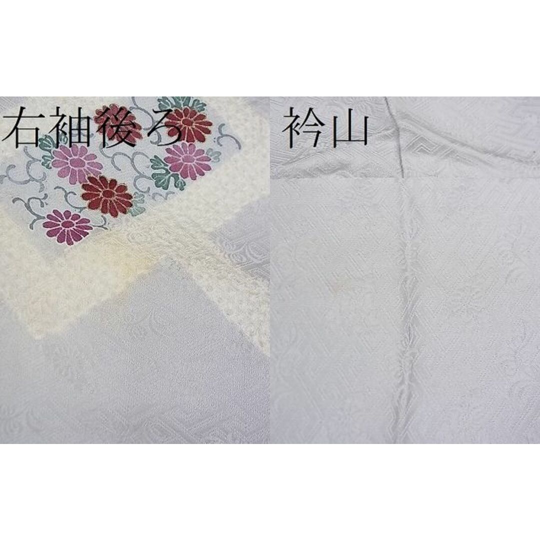 平和屋1■訪問着　駒刺繍　絞り　檜垣花唐草文　金彩　逸品　ze7022 レディースの水着/浴衣(着物)の商品写真