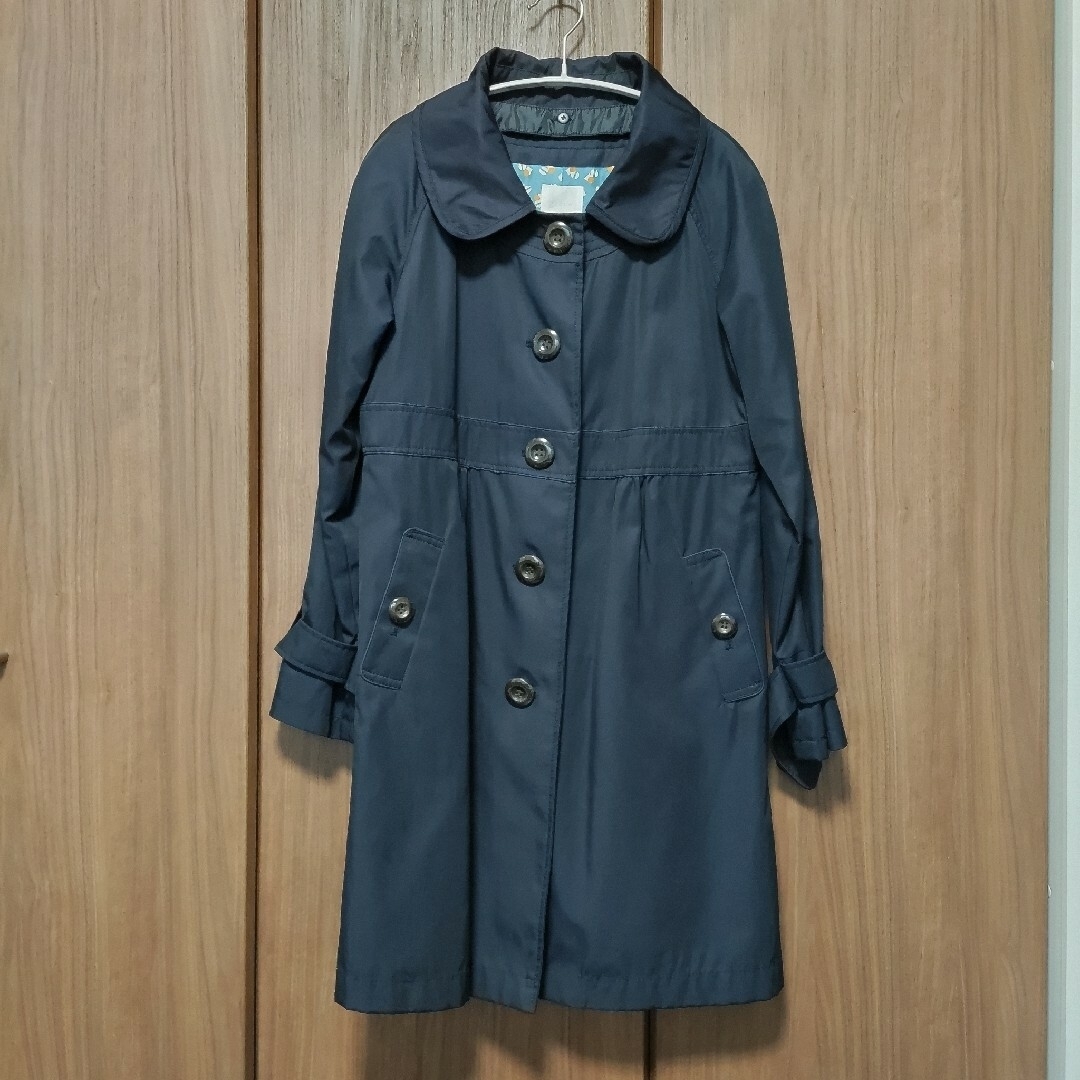 grove(グローブ)のgrove　2wey　濃紺コート　Mサイズ レディースのジャケット/アウター(スプリングコート)の商品写真