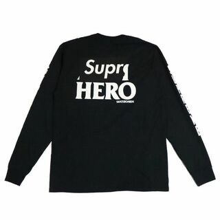 シュプリーム(Supreme)の14SS Supreme × ANTIHERO L/S Logo Tee Black 黒 M : P107(Tシャツ/カットソー(七分/長袖))