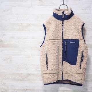 パタゴニア(patagonia)のPATAGONIA 01AW クラシックレトロXベスト Natural/S(ベスト)