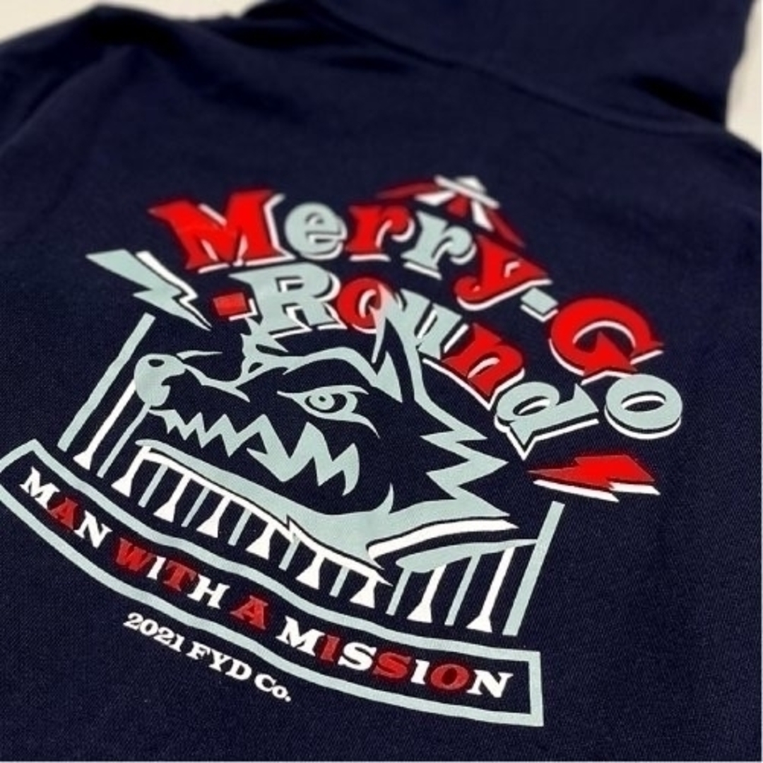 MAN WITH A MISSION(マンウィズアミッション)のMAN WITH A MISSION ツアー パーカー 新品 未開封 マンウィズ エンタメ/ホビーのタレントグッズ(ミュージシャン)の商品写真