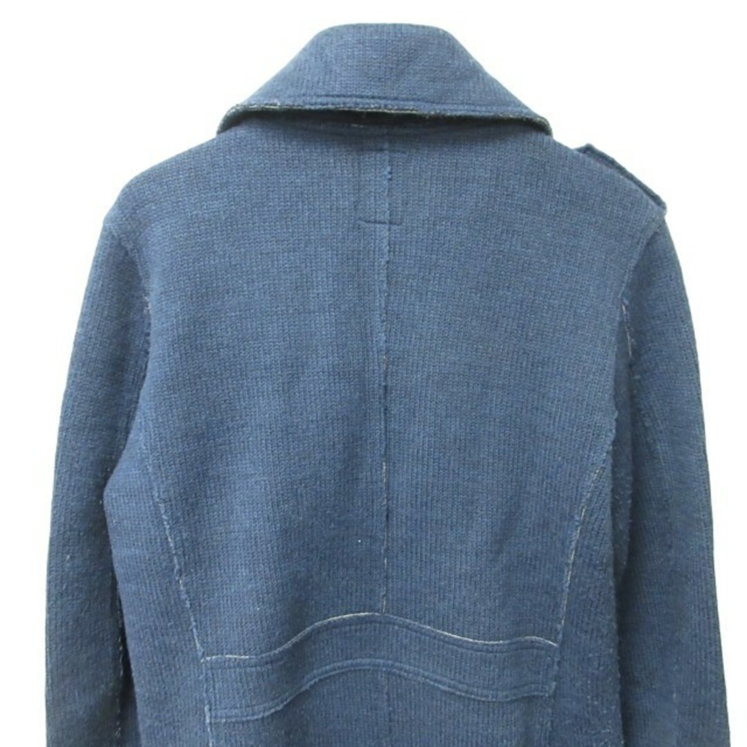 DIESEL(ディーゼル)のディーゼル ピーコート ジャケット ブルゾン カットオフ S ■GY09 メンズのジャケット/アウター(ピーコート)の商品写真