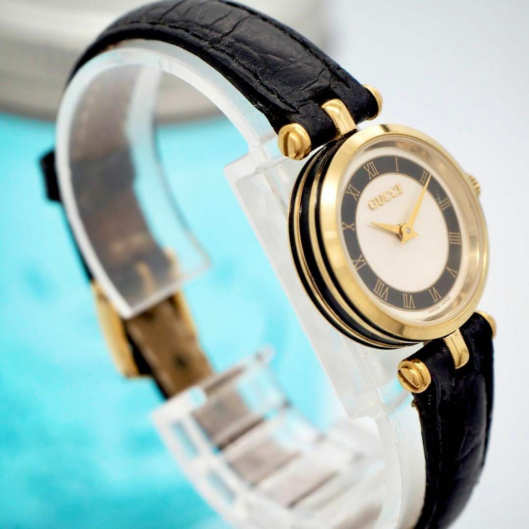 GUCCI - 173 GUCCI グッチ時計 レディース腕時計 ブラックライン GUCCI - 173 GUCCI グッチ時計 レディース腕時計 ブラックライン