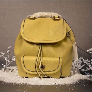 コーチ(COACH)の【新品】COACH コーチ リア バックパック 大人可愛い イエロー CH789(リュック/バックパック)