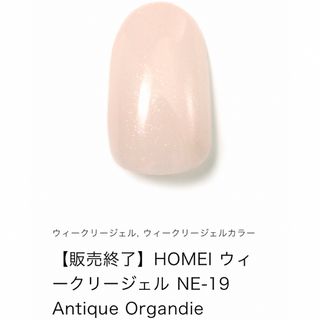 ホメイ(HOMEI)のHOMEI ウィークリージェル　販売終了色　NE-19(カラージェル)