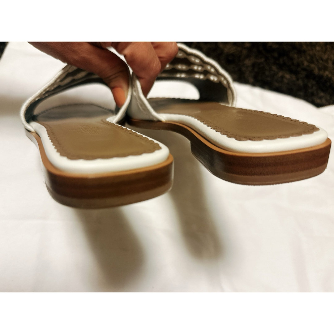 HERMES - 今期 美品 エルメス ガエル ホワイトの通販 by sola 8 HERMES - 今期 美品 エルメス ガエル ホワイトの通販 by sola 8