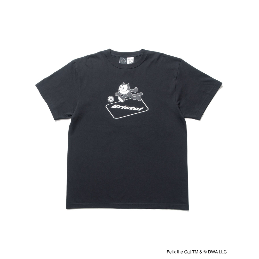 M 送料無料 FCRB 23AW FELIX THE CAT S/S TEETシャツ/カットソー(半袖/袖なし)