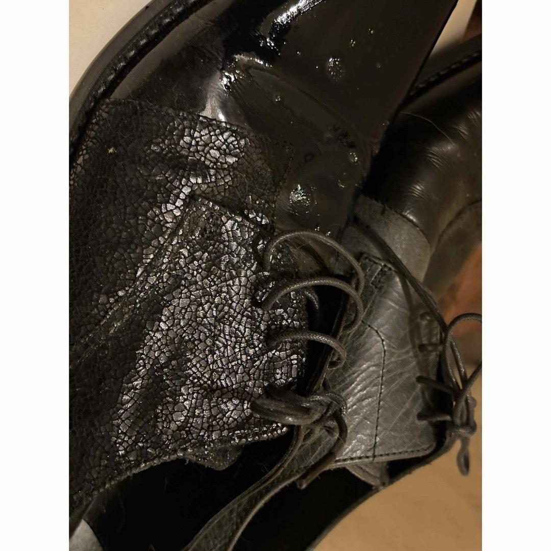 JUNYA WATANABE コムデギャルソン パッチワークドレスシューズ JUNYA WATANABE コムデギャルソン パッチワークドレスシューズ