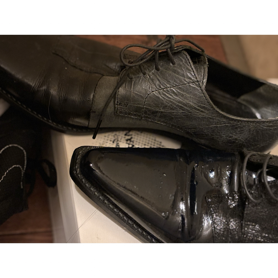 JUNYA WATANABE コムデギャルソン パッチワークドレスシューズ JUNYA WATANABE コムデギャルソン パッチワークドレスシューズ