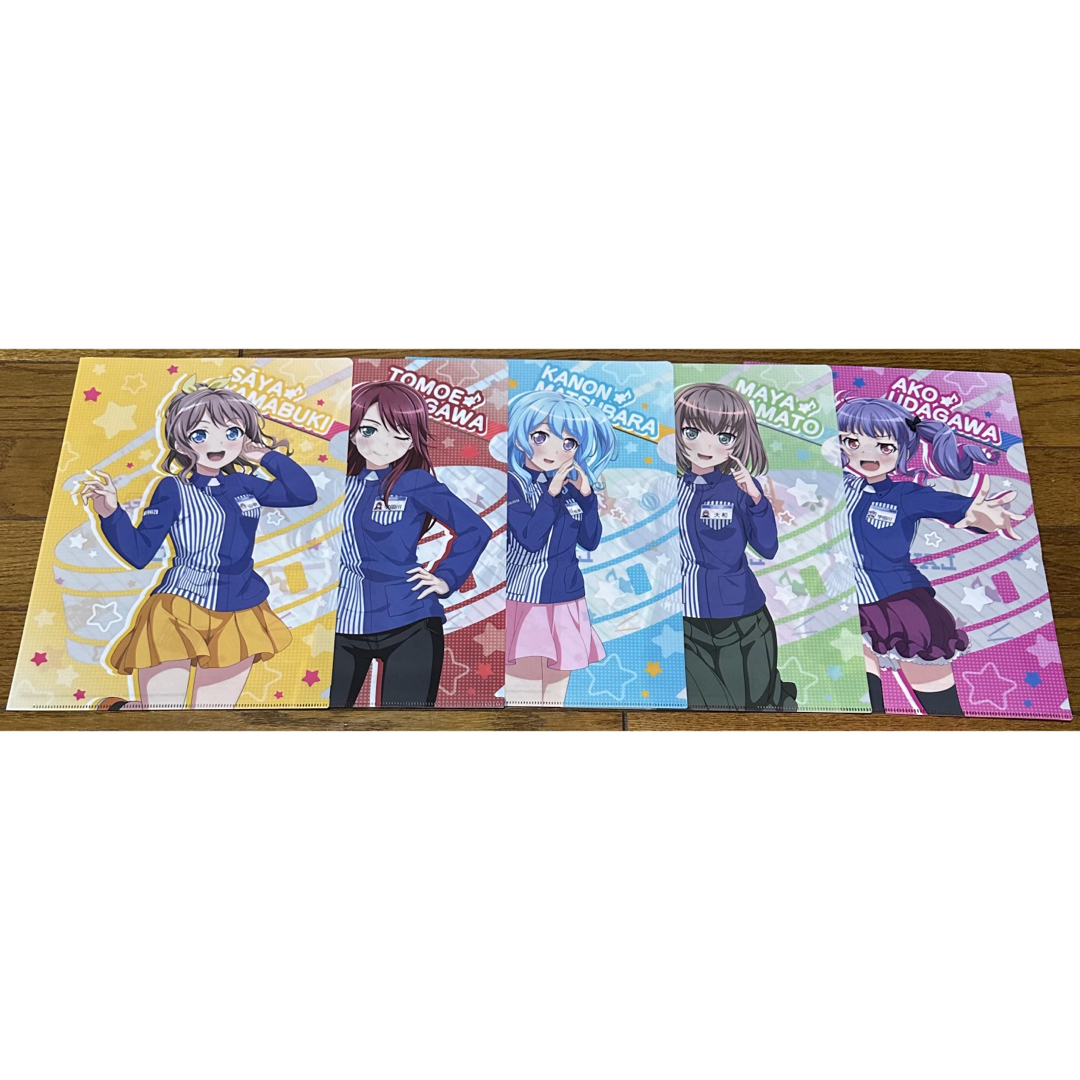 BUSHIROAD(ブシロード)のバンドリ BanG Dream! ローソン 購入特典 クリアファイル ドラム組 エンタメ/ホビーのアニメグッズ(クリアファイル)の商品写真