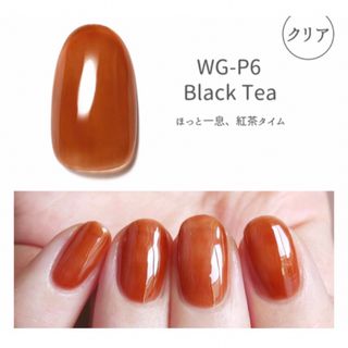 ホメイ(HOMEI)のHOMEI ウィークリージェル　販売終了カラー　WG-P6 Black Tea(カラージェル)