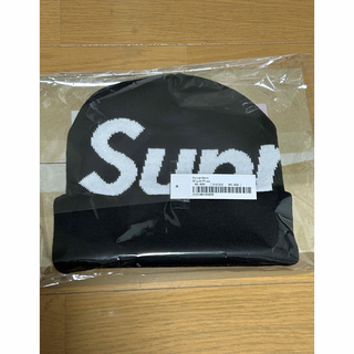 シュプリーム(Supreme)のsupreme  Big Logo Beanie Black (ニット帽/ビーニー)