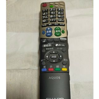 アクオス(AQUOS)のGA835WJSA　シャープ製テレビリモコン　　未使用に近い超美品(テレビ)