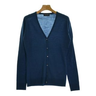 ジョンスメドレー(JOHN SMEDLEY)のJOHN SMEDLEY ジョンスメドレー カーディガン S 青 【古着】【中古】(カーディガン)