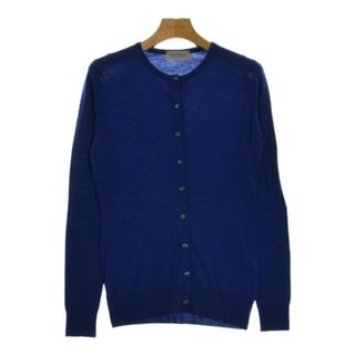 ジョンスメドレー(JOHN SMEDLEY)のJOHN SMEDLEY ジョンスメドレー カーディガン S 青 【古着】【中古】(カーディガン)