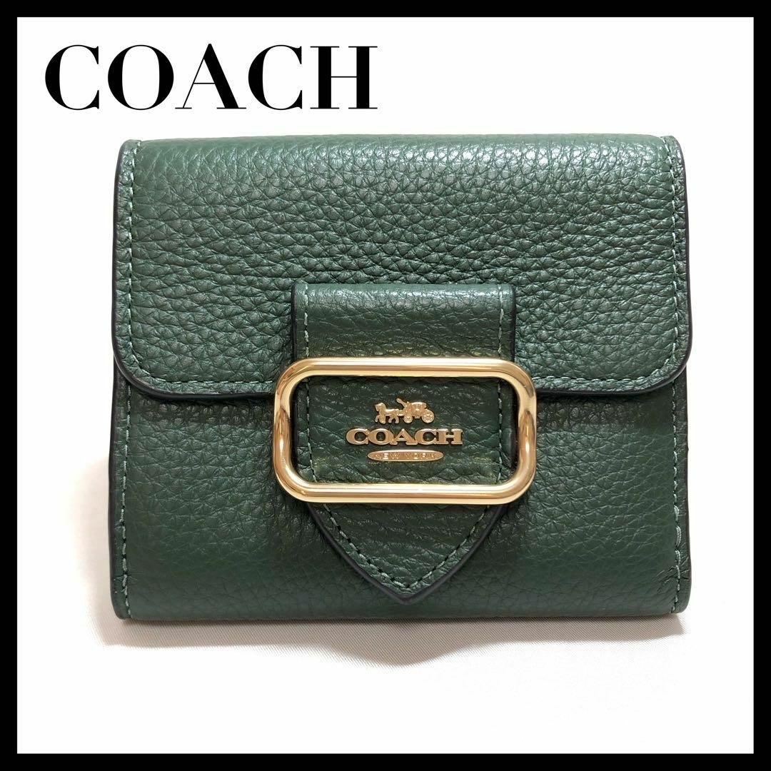 COACH - 【新品未使用】コーチ 二つ折り財布 スモール モーガン ...