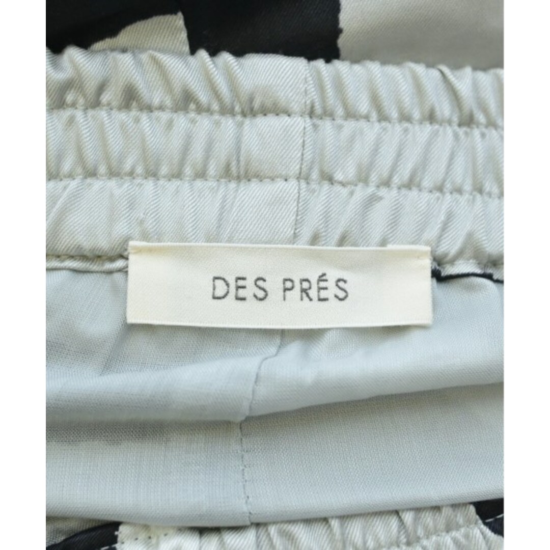 DES PRES(デプレ)のDES PRES デプレ パンツ（その他） 34(XS位) グレーx白等(総柄) 【古着】【中古】 レディースのパンツ(その他)の商品写真