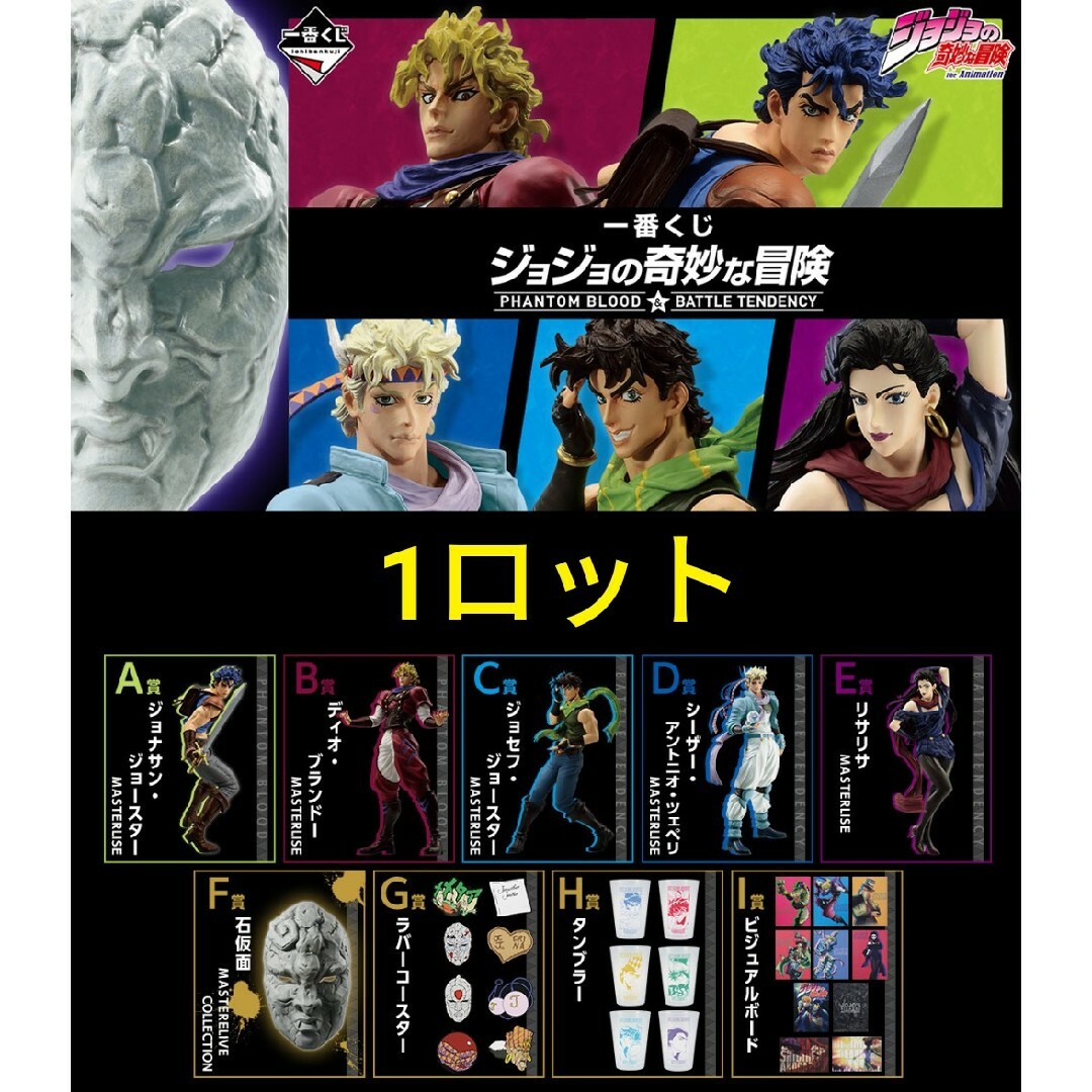 アニメ/ゲーム一番くじジョジョの奇妙な冒険 PHANTOM BLOOD 1ロット フルコンプ