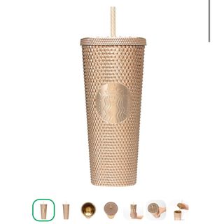 スターバックス(Starbucks)の【新品未使用】スターバックス！ホリデータンブラーバンピーゴールド710ml(タンブラー)