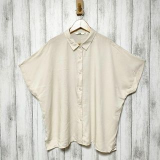 ユニクロ(UNIQLO)のUNIQLO ユニクロ (L)　レーヨンブラウス(シャツ/ブラウス(半袖/袖なし))