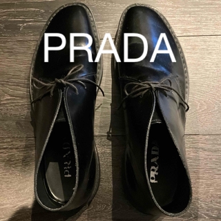プラダ(PRADA)のPRADA プラダ チャッカブーツ UK6(ブーツ)