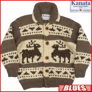 カナタ(KANATA)のカウチン セーター kanata ニット XXXL カナダ製 カナタHN1985(ニット/セーター)