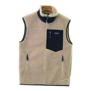 パタゴニア(patagonia)のpatagonia パタゴニア ブルゾン（その他） M オフホワイトx紺 【古着】【中古】(その他)