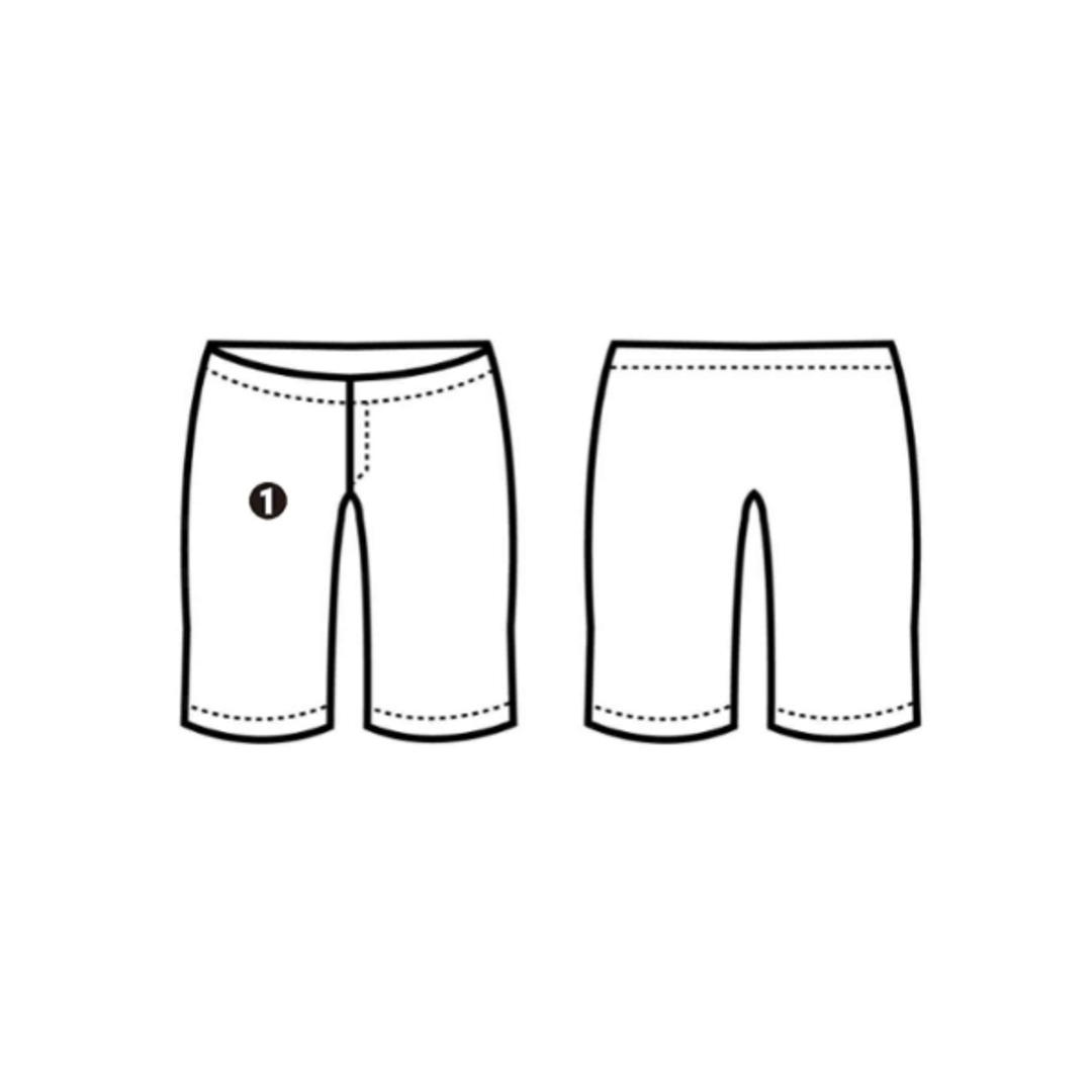 PHIGVEL(フィグベル)のPHIGVEL フィグベル ショートパンツ 3(L位) カーキ 【古着】【中古】 メンズのパンツ(ショートパンツ)の商品写真