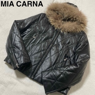 MIA CARNA ミアカーナ レディース　ライダース　レザージャケット　L(ライダースジャケット)