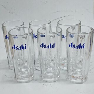 アサヒ(アサヒ)のAsahi 青ロゴ/ビールジョッキ 6個/アサヒビール(アルコールグッズ)