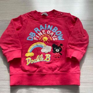 ダブルビー(DOUBLE.B)の美品　ミキハウス　ダブルビー   トレーナー(Tシャツ/カットソー)