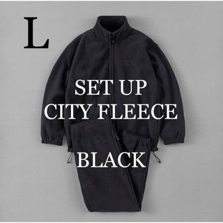 ワンエルディーケーセレクト(1LDK SELECT)の【ennoy】CITY FLEECE JACKET+PANTS ブラック L(その他)