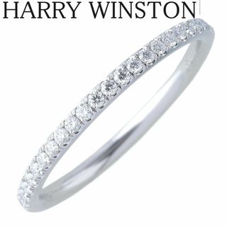 ハリーウィンストン(HARRY WINSTON)のハリーウィンストン マイクロパヴェ ダイヤ リング 7.5号～8号 幅1.6mm PT950 フルエタニティ 箱 保証書（2023年) 新品仕上げ済 HARRY WINSTON【14966】(リング(指輪))