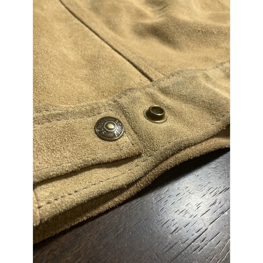 schott - Schott スエードレザージャケット 36 Gジャンの通販 by schott - Schott スエードレザージャケット 36 Gジャンの通販 by