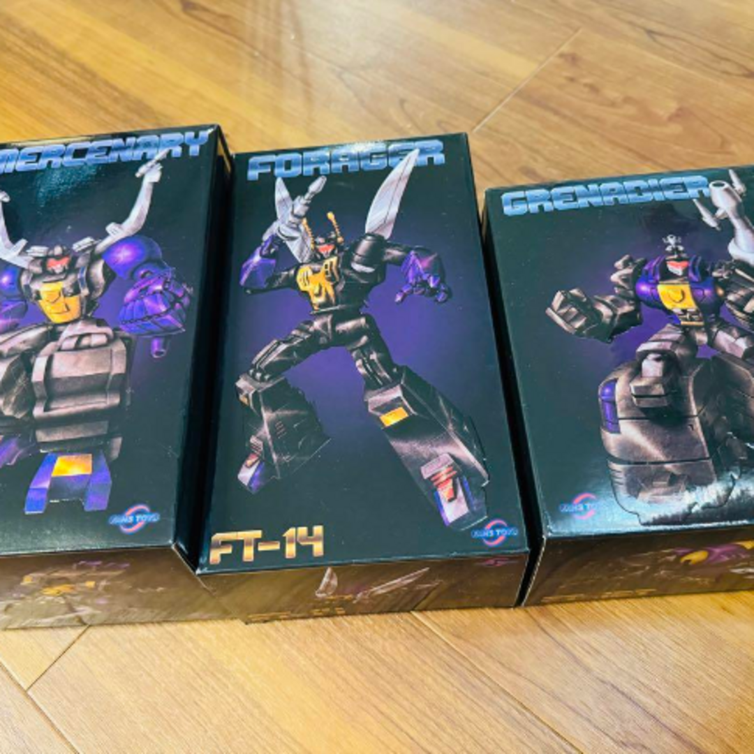 フィギュア美品 3点 セット FT-12T FT-13 FT-14 Insecticon似