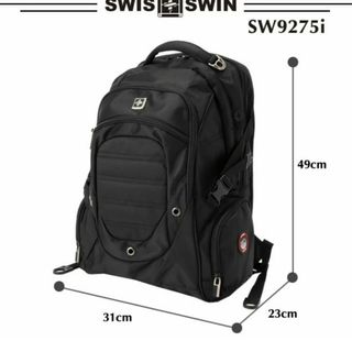 スイスウィン(SWISSWIN)の#SWISSWIN  #防撥水38L容量　機能的で丈夫　新品(バッグパック/リュック)