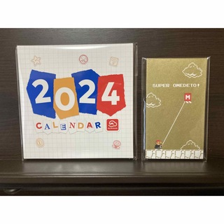 ニンテンドウ(任天堂)のマイニンテンドーストア　カレンダー&ポチ袋　非売品(キャラクターグッズ)