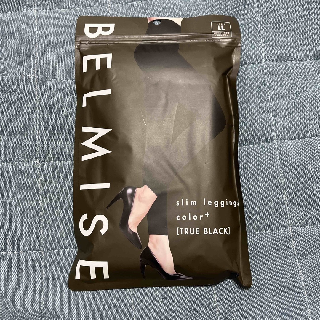 BELMISE(ベルミス)のベルミス　スリムレギンス　ブラック L L レディースのレッグウェア(レギンス/スパッツ)の商品写真