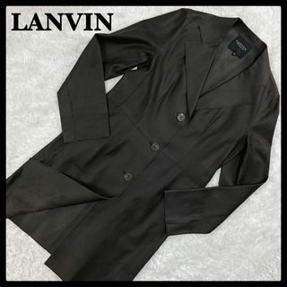 ランバン(LANVIN)のランバン LANVIN レザーコート ラムスキン シープスキン 入手困難(その他)