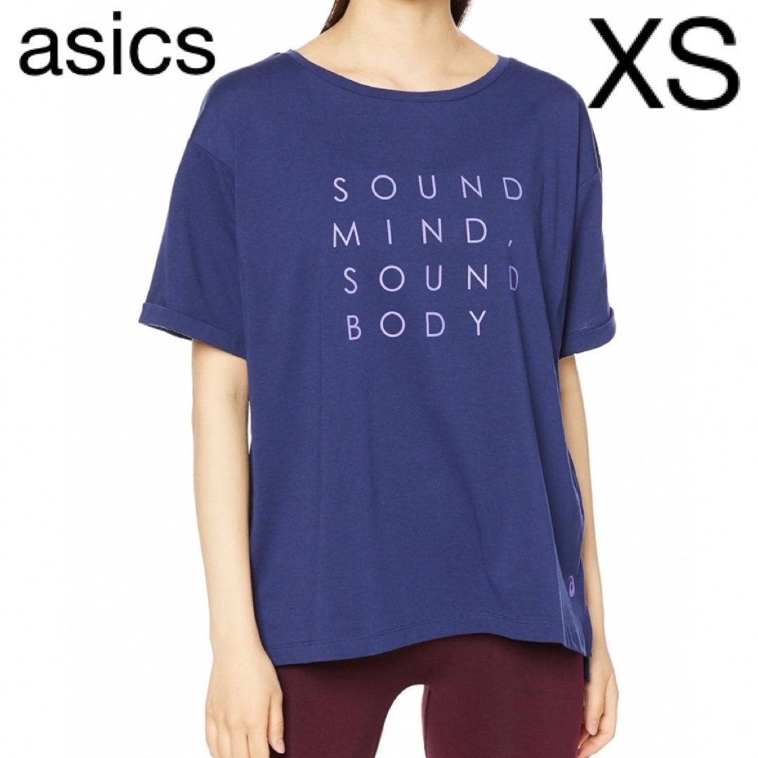 asics(アシックス)のasics アシックス　XS レディース　半袖Tシャツ　トレーニングウェア レディースのトップス(Tシャツ(半袖/袖なし))の商品写真