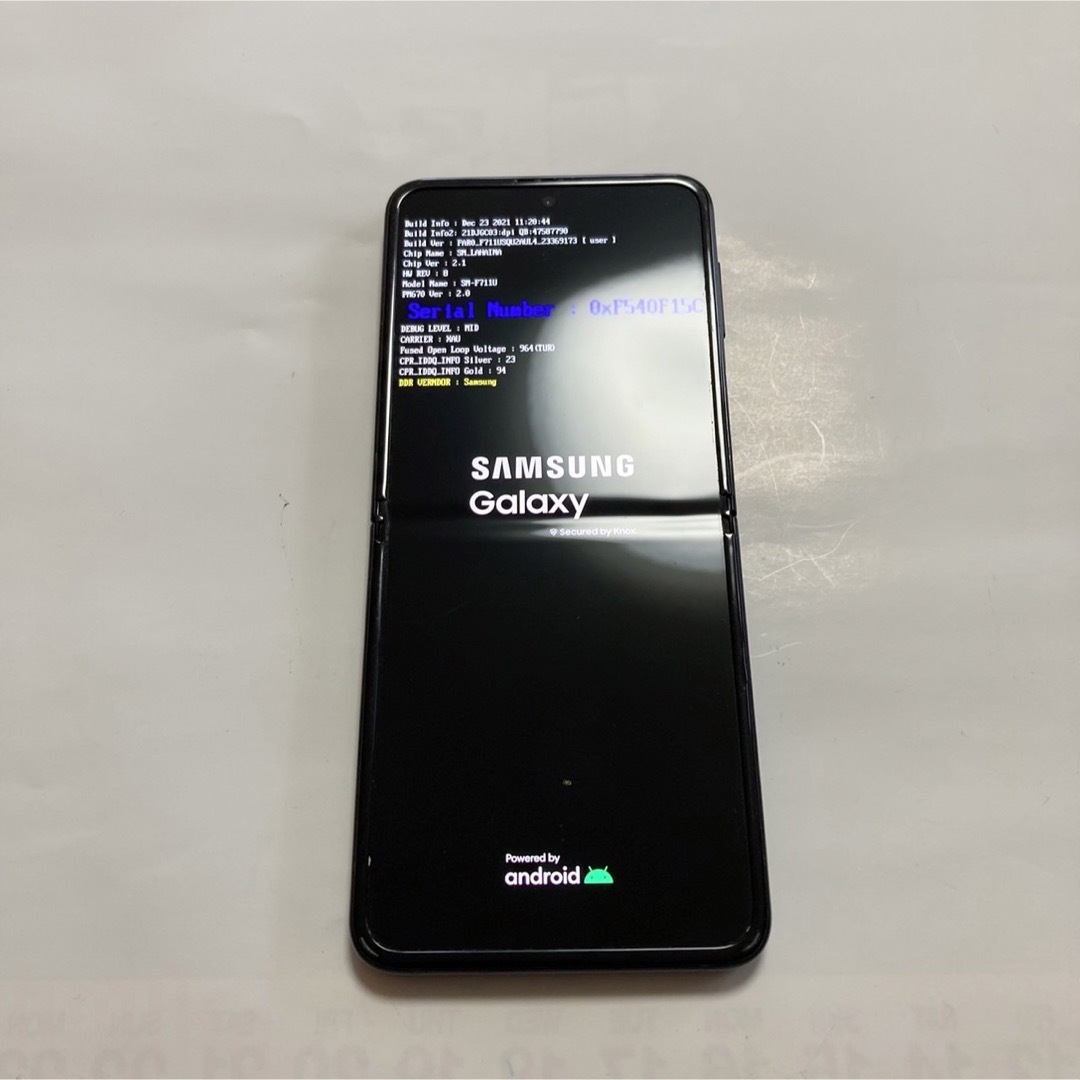 スマホ/家電/カメラ【ジャンク品】SAMSUNG Zflip3｜5G｜128gb｜海外版SIMフリー