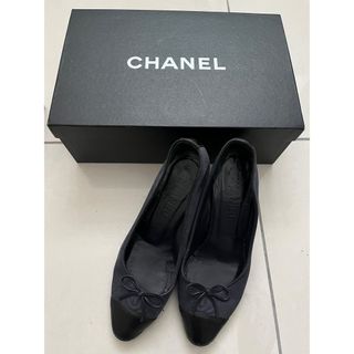 シャネル(CHANEL)のシャネル★デニム　ハイヒール　パンプス　34(ハイヒール/パンプス)